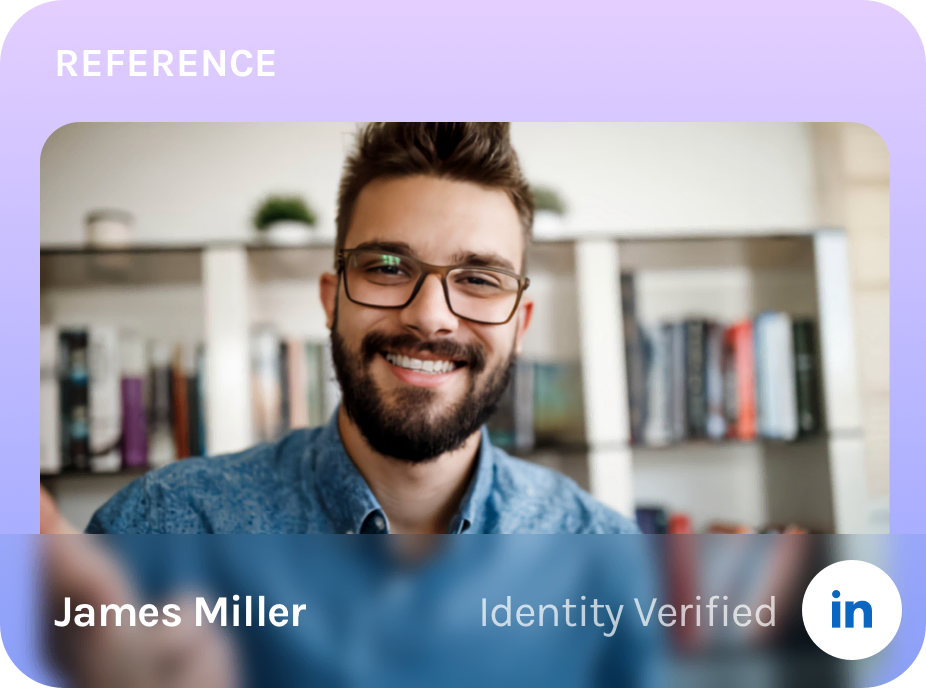 Identity verification with LinkedIn